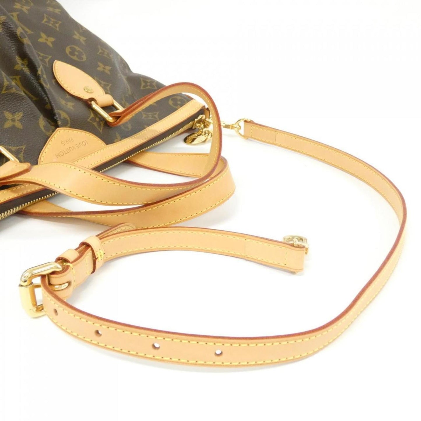 Louis Vuitton Coated Canvas Brown Handbags
