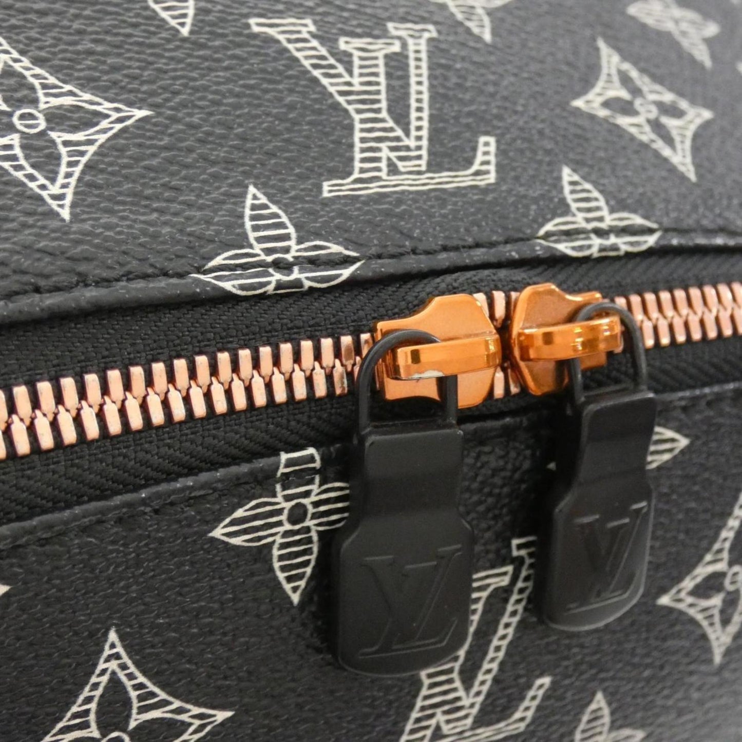 Louis Vuitton Coated Canvas Blue Backpacks