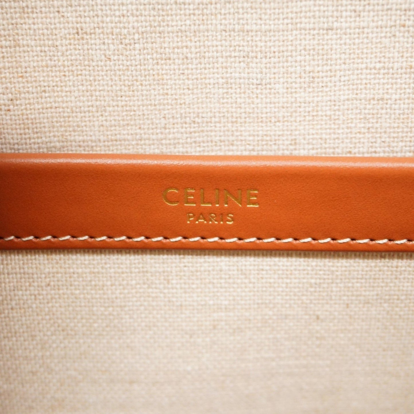 Celine Canvas Brown Tote Bags