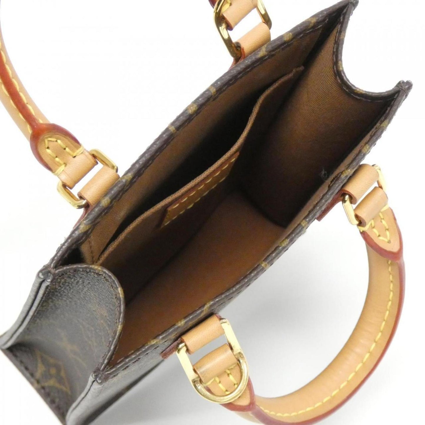 Louis Vuitton Coated Canvas Brown Handbags