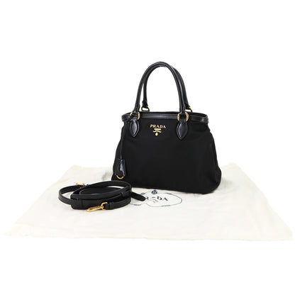 Prada Nylon Black Handbags