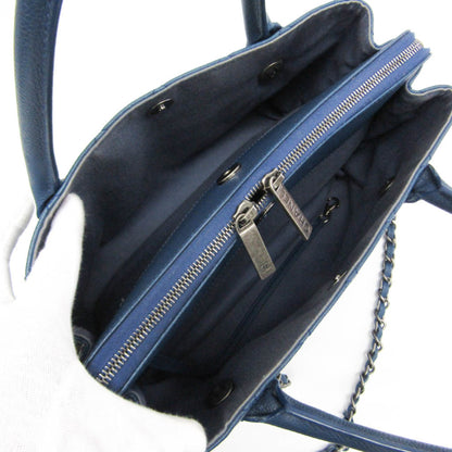 Chanel Calfskin Blue Handbags