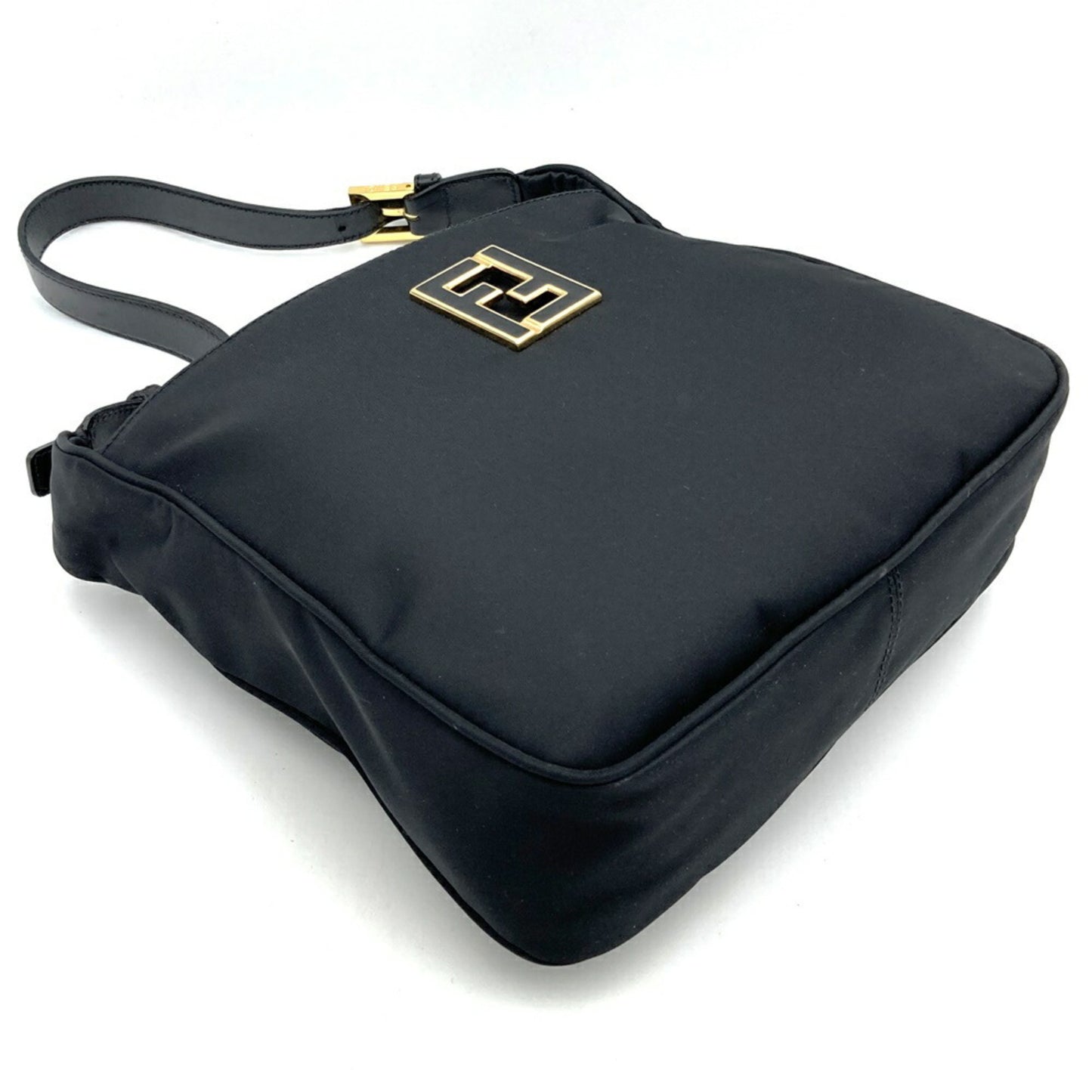 Fendi Nylon Black Shoulder Bags