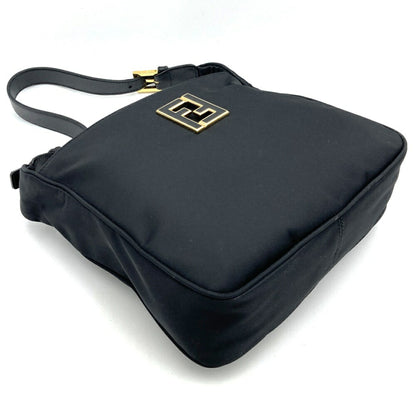 Fendi Nylon Black Shoulder Bags