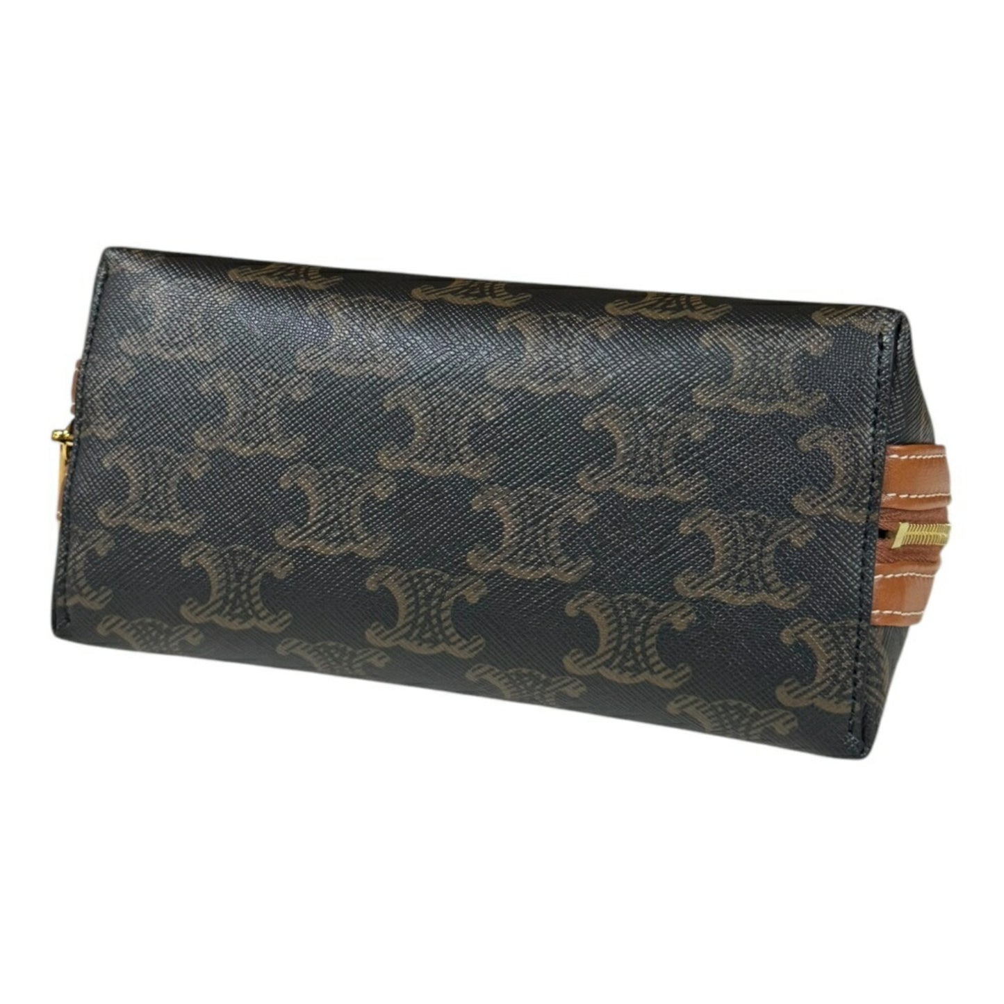 Celine Coated Canvas Brown Shoulder Bags