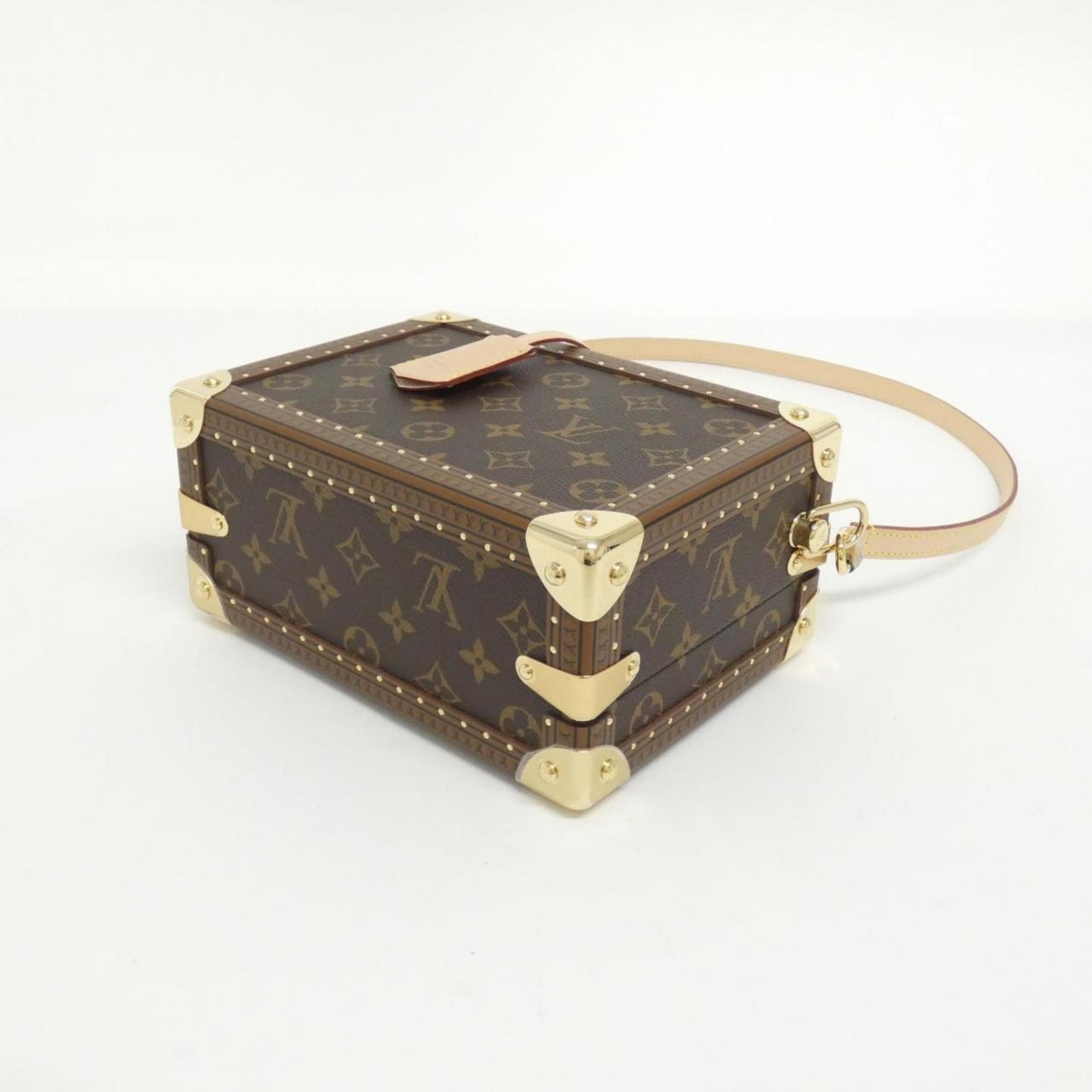 Louis Vuitton Coated Canvas Brown Handbags