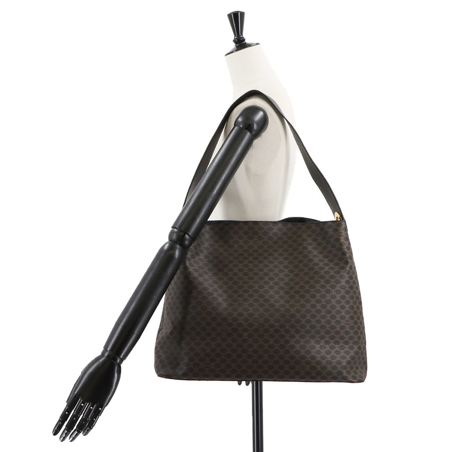 Celine Pvc Black Shoulder Bags