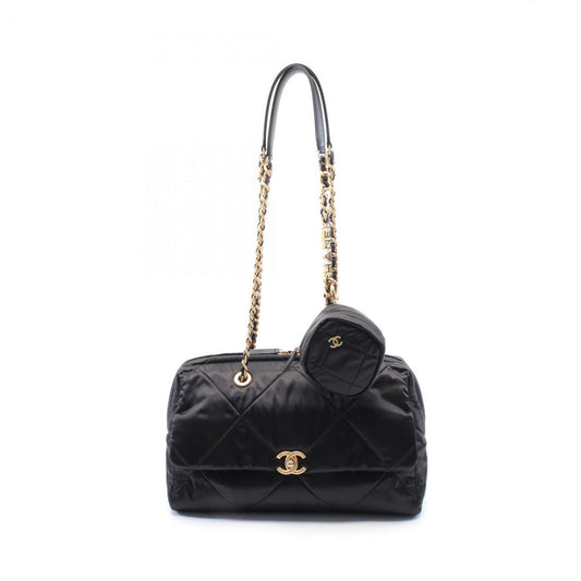 Chanel Nylon Black Shoulder Bags