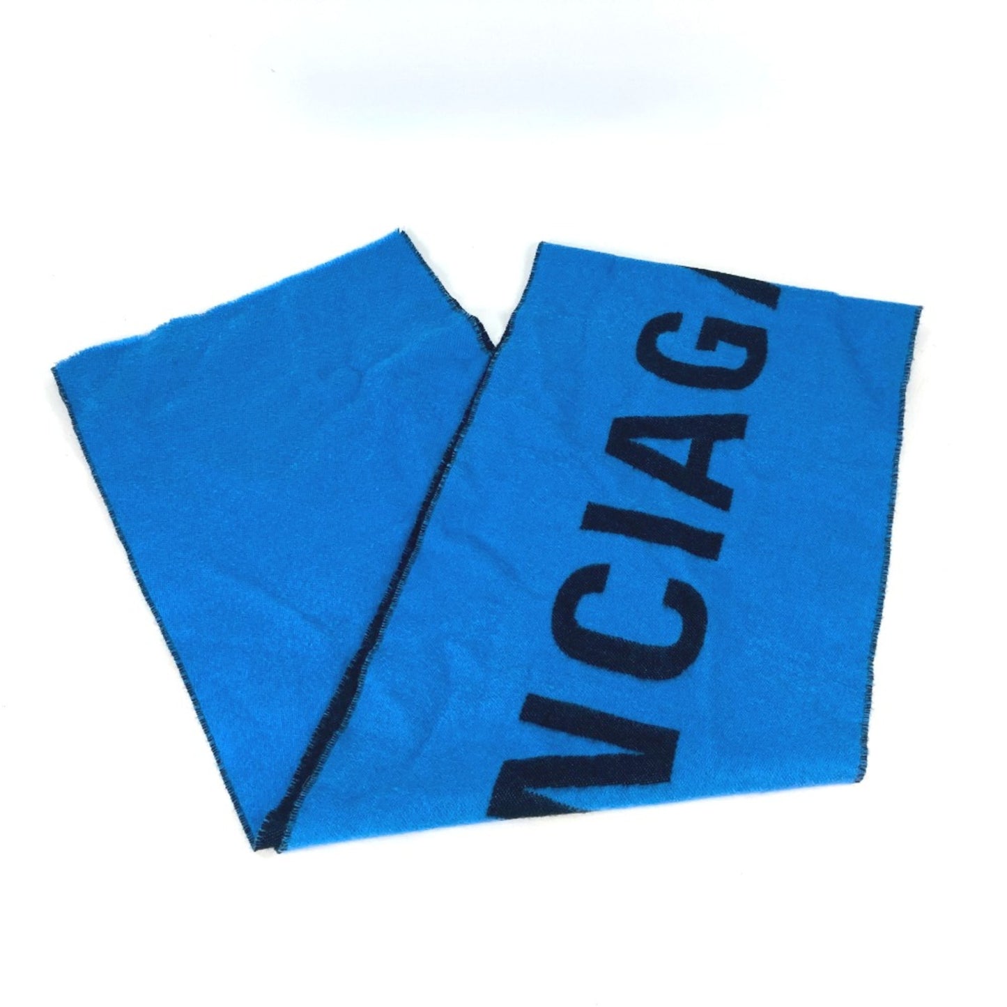 Balenciaga Wool Blue Scarves