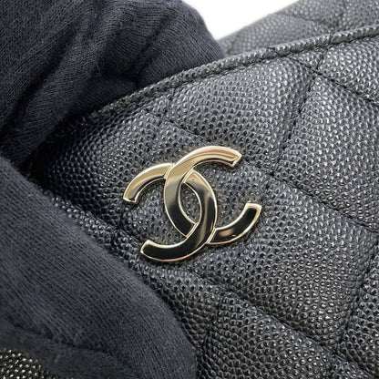 Chanel Calfskin Black Shoulder Bags