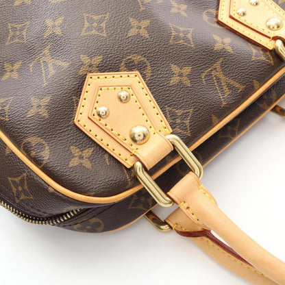 Louis Vuitton Coated Canvas Brown Handbags