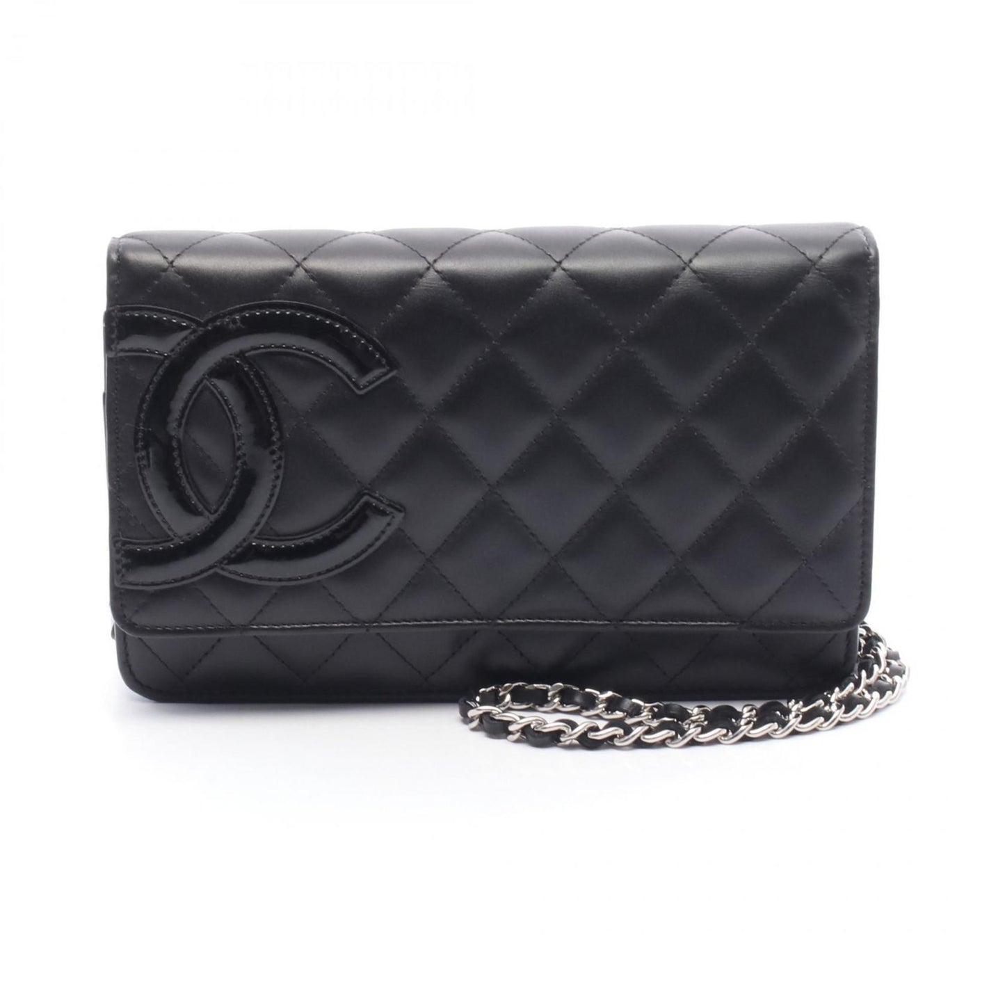 Chanel Patent Black Shoulder Bags
