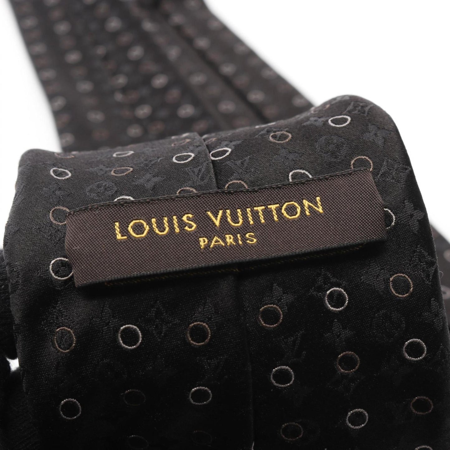 Louis Vuitton Silk Black Ties