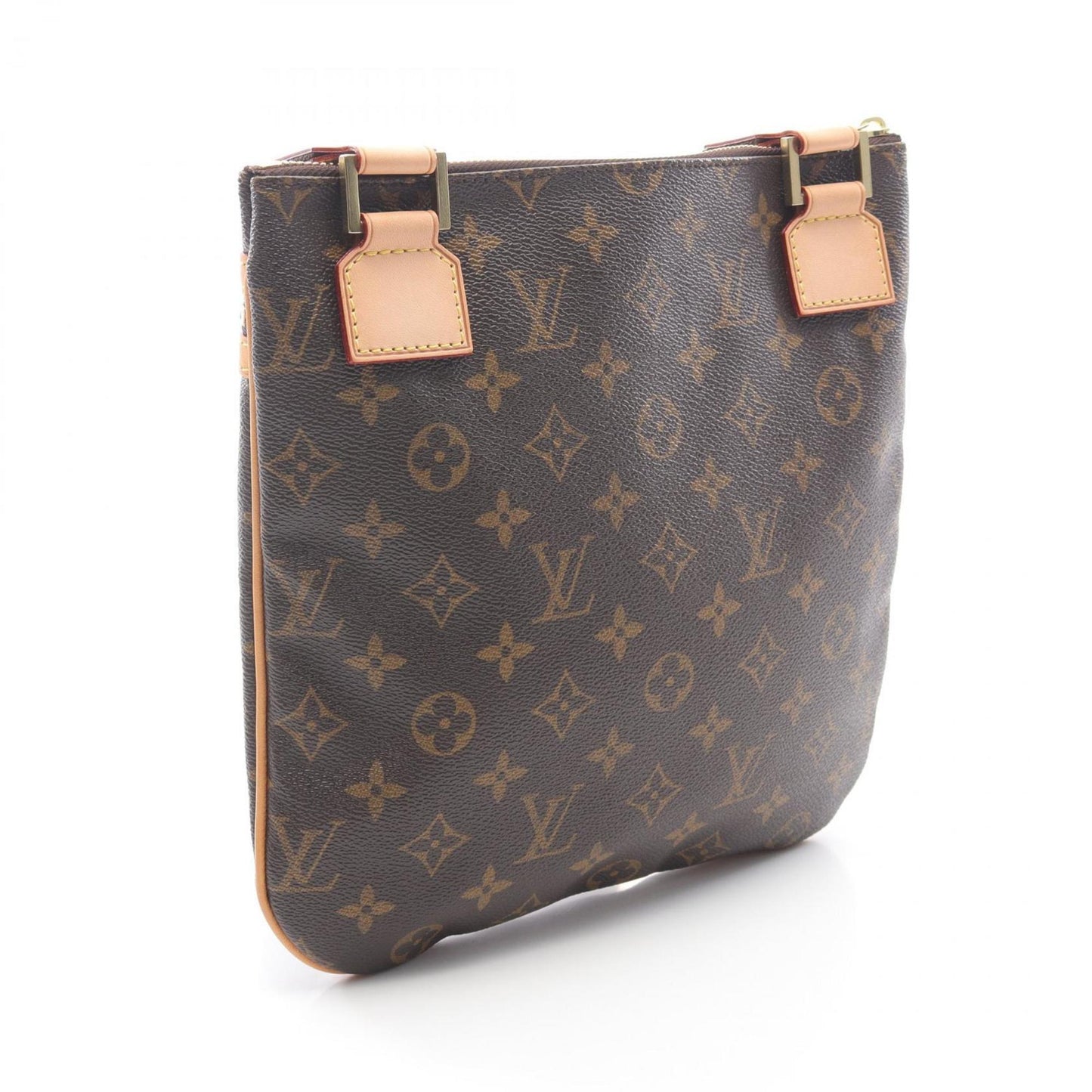 Louis Vuitton Coated Canvas Brown Shoulder Bags