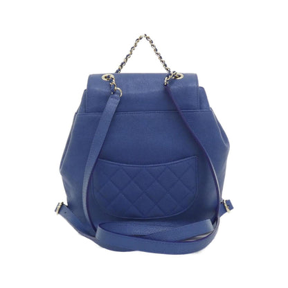 Chanel Calfskin Blue Backpacks