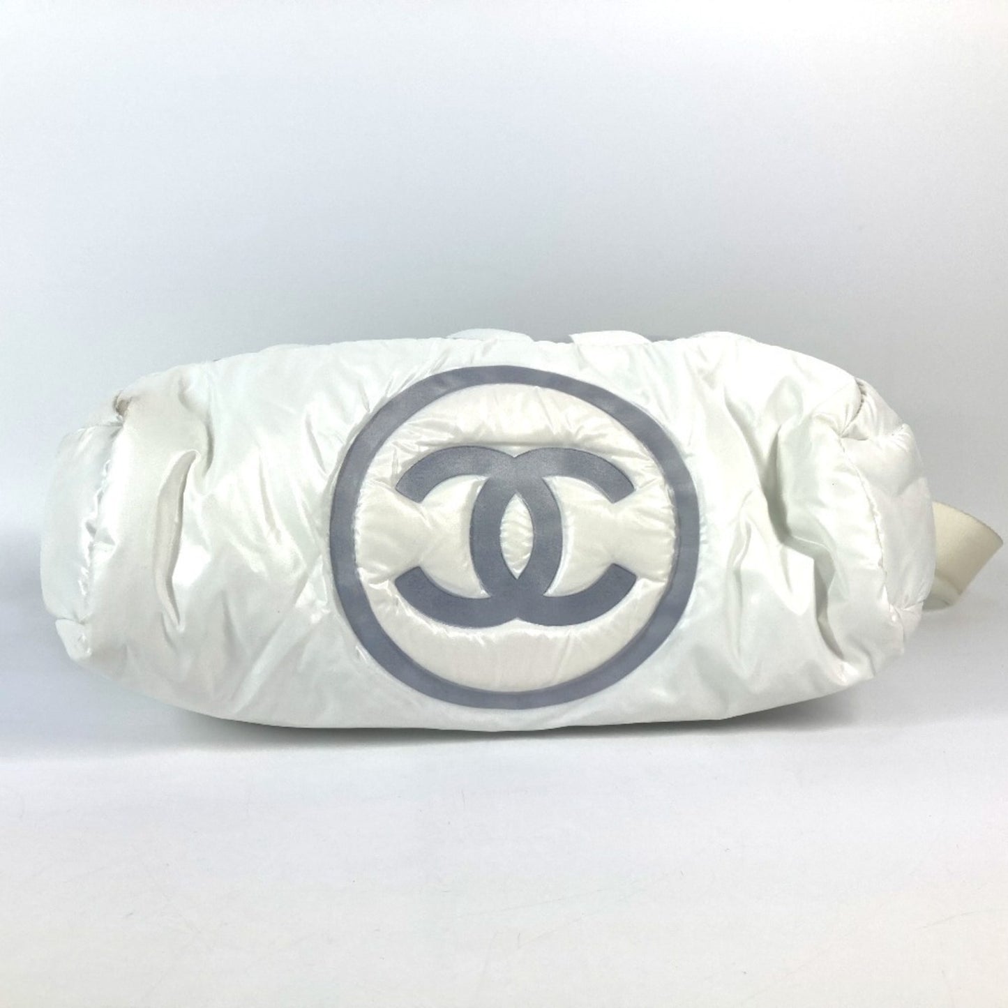 Chanel Nylon White Shoulder Bags