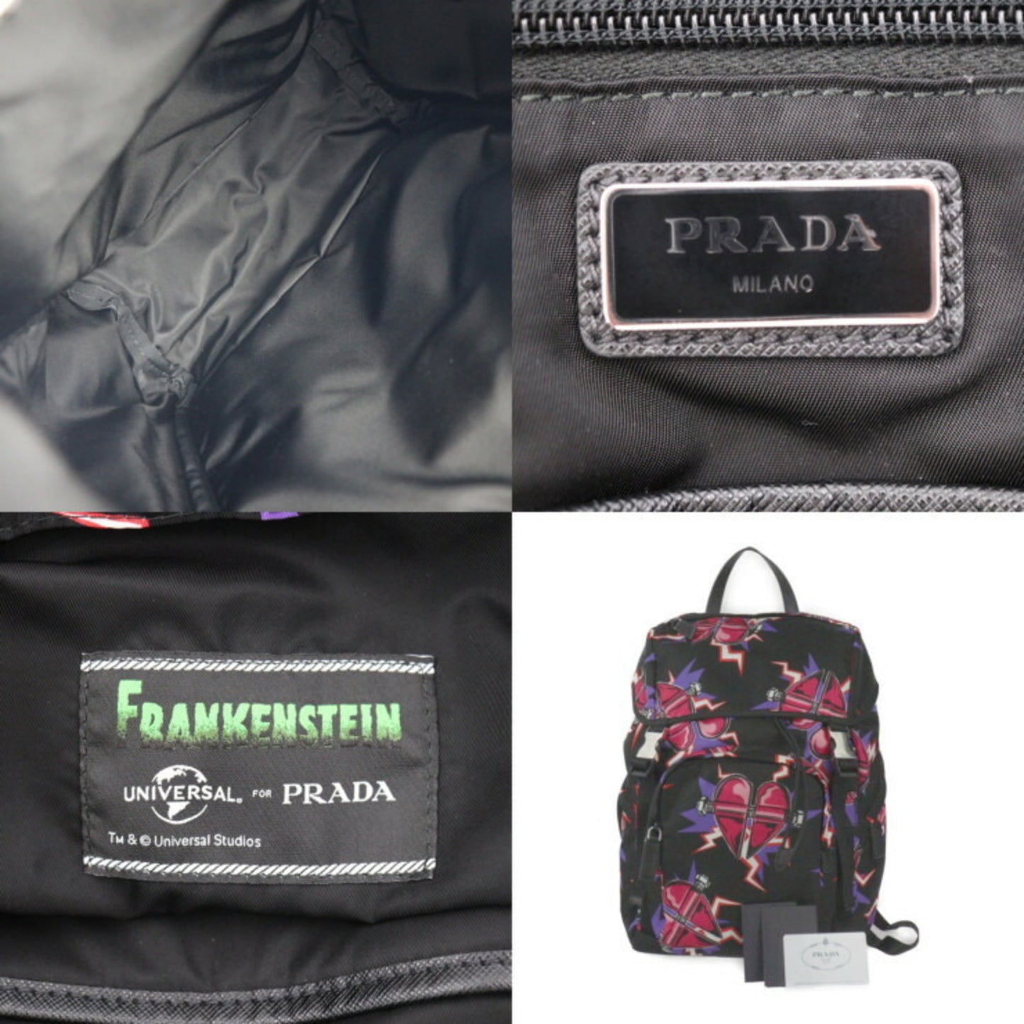 Prada Nylon Black Backpacks