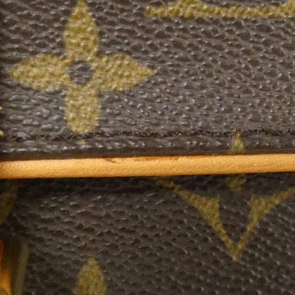 Louis Vuitton Coated Canvas Brown Backpacks