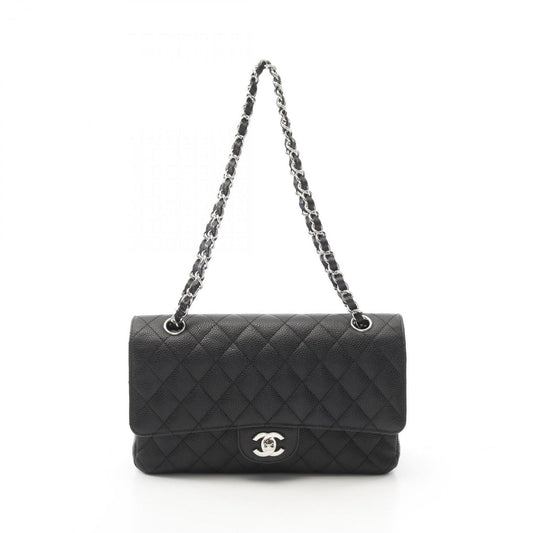 Chanel Calfskin Black Shoulder Bags
