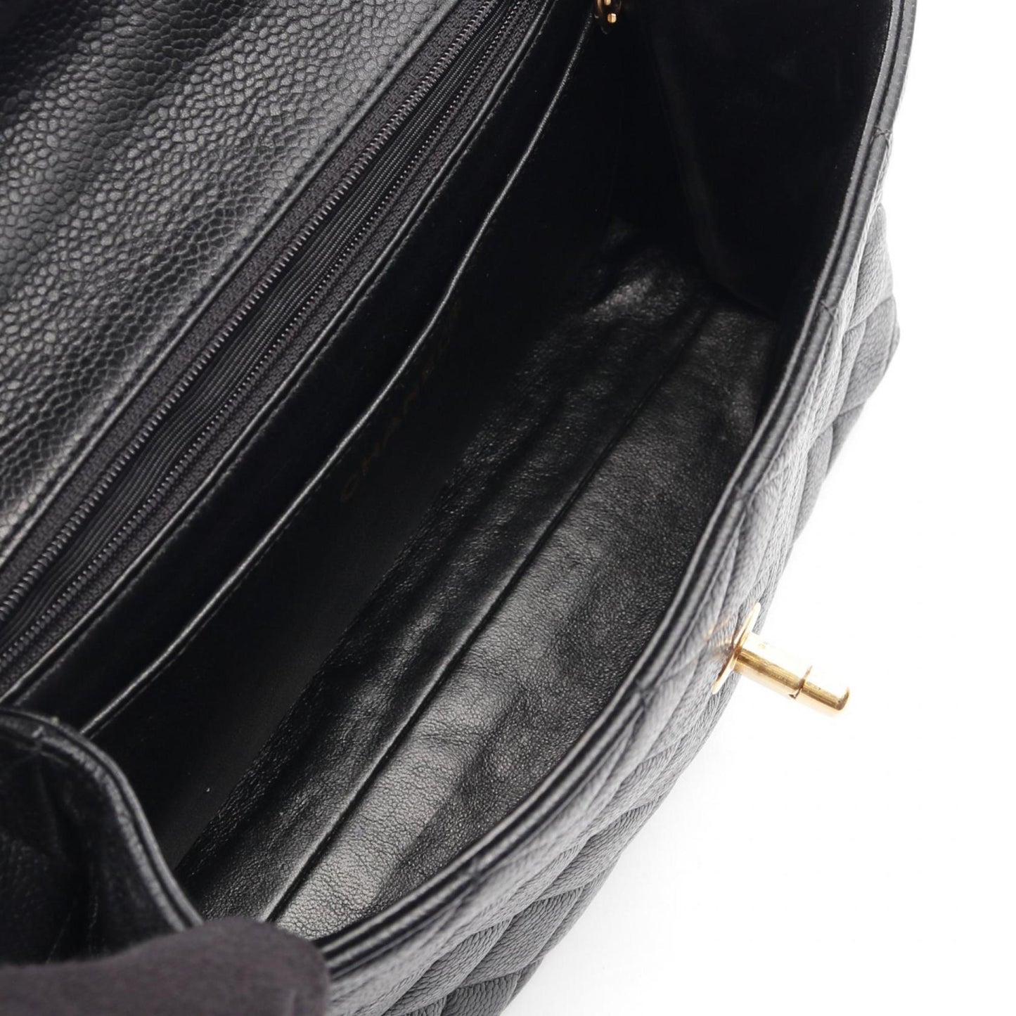 Chanel Calfskin Black Handbags