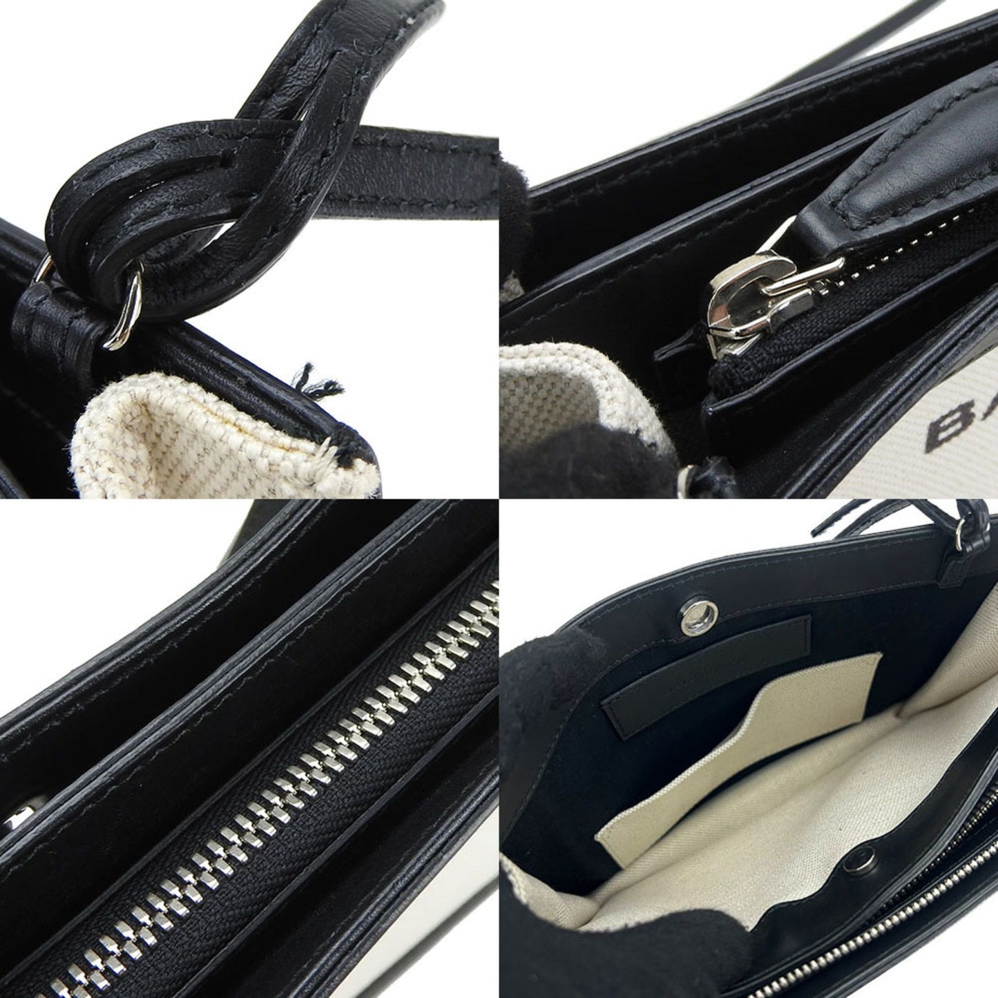 Balenciaga Canvas Black Shoulder Bags