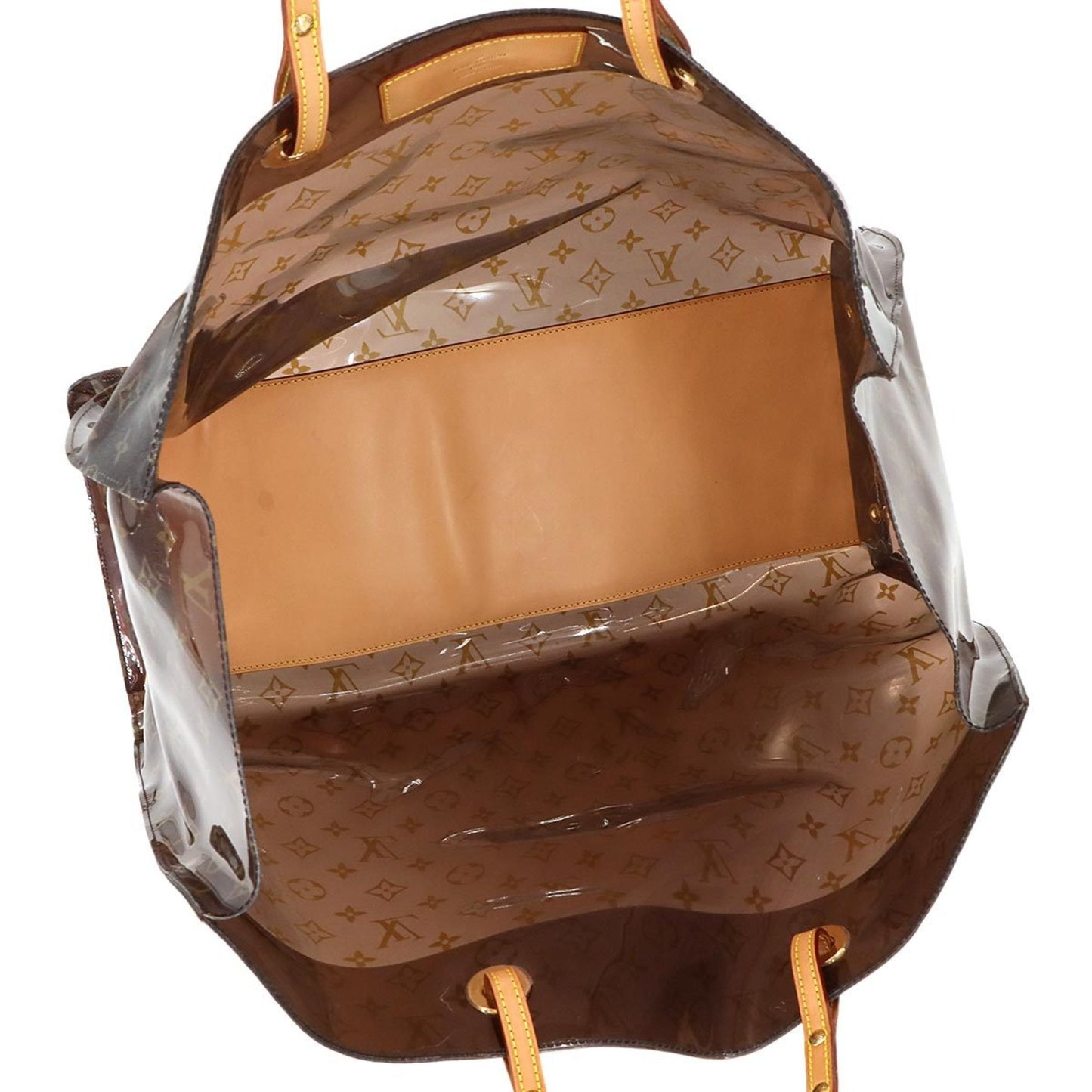 Louis Vuitton Pvc Brown Tote Bags