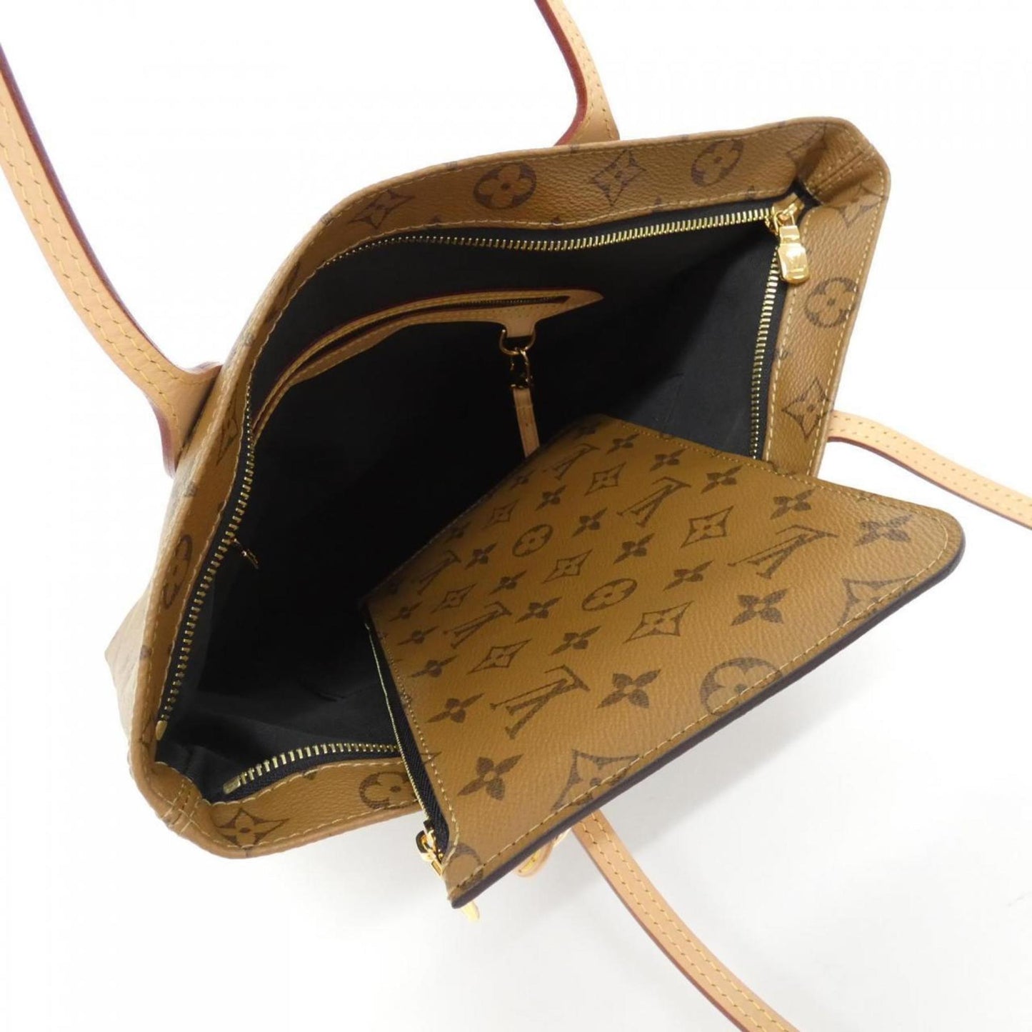 Louis Vuitton Coated Canvas Brown Handbags
