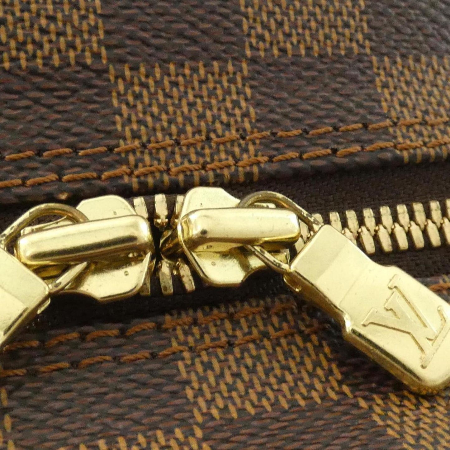 Louis Vuitton Coated Canvas Brown Shoulder Bags