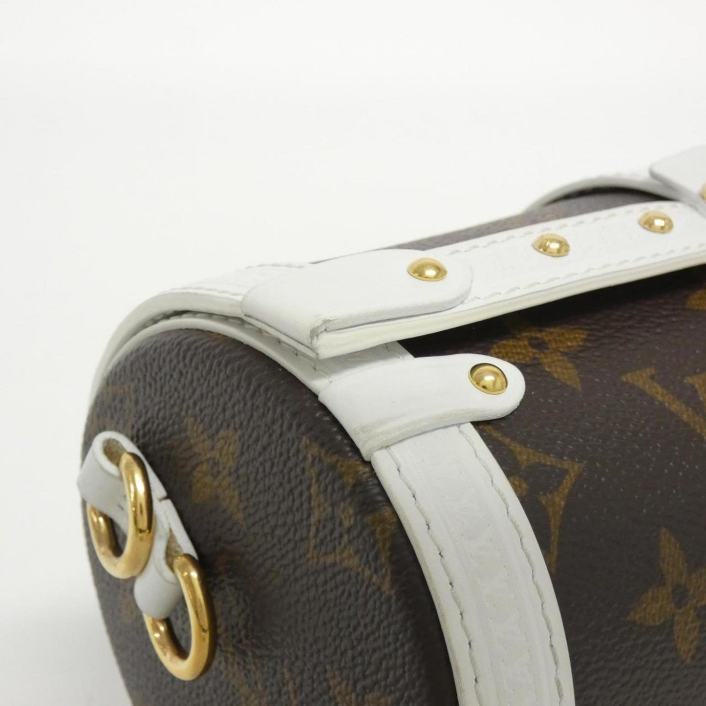 Louis Vuitton Coated Canvas White Shoulder Bags