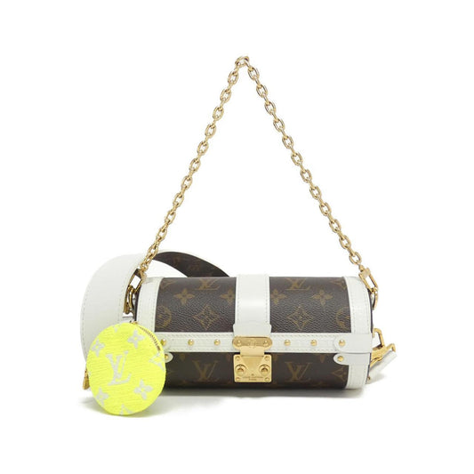 Louis Vuitton Coated Canvas White Shoulder Bags