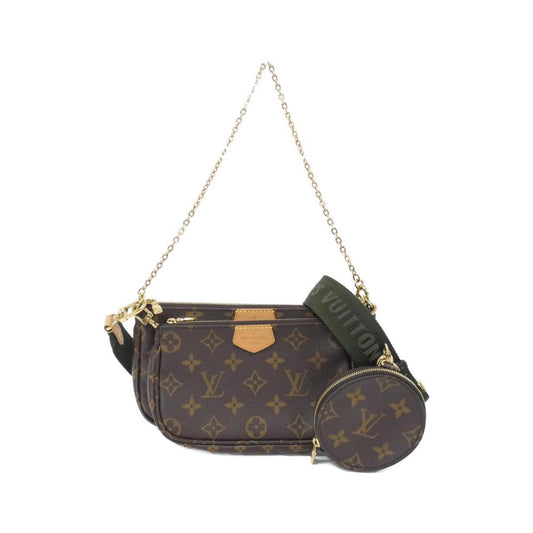 Louis Vuitton Coated Canvas Green Shoulder Bags