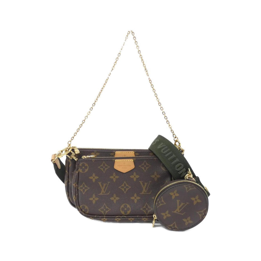 Louis Vuitton Coated Canvas Green Shoulder Bags