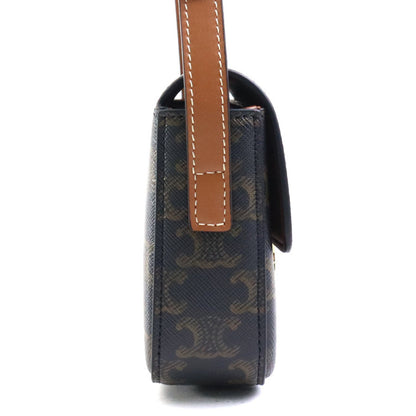Celine Pvc Brown Shoulder Bags