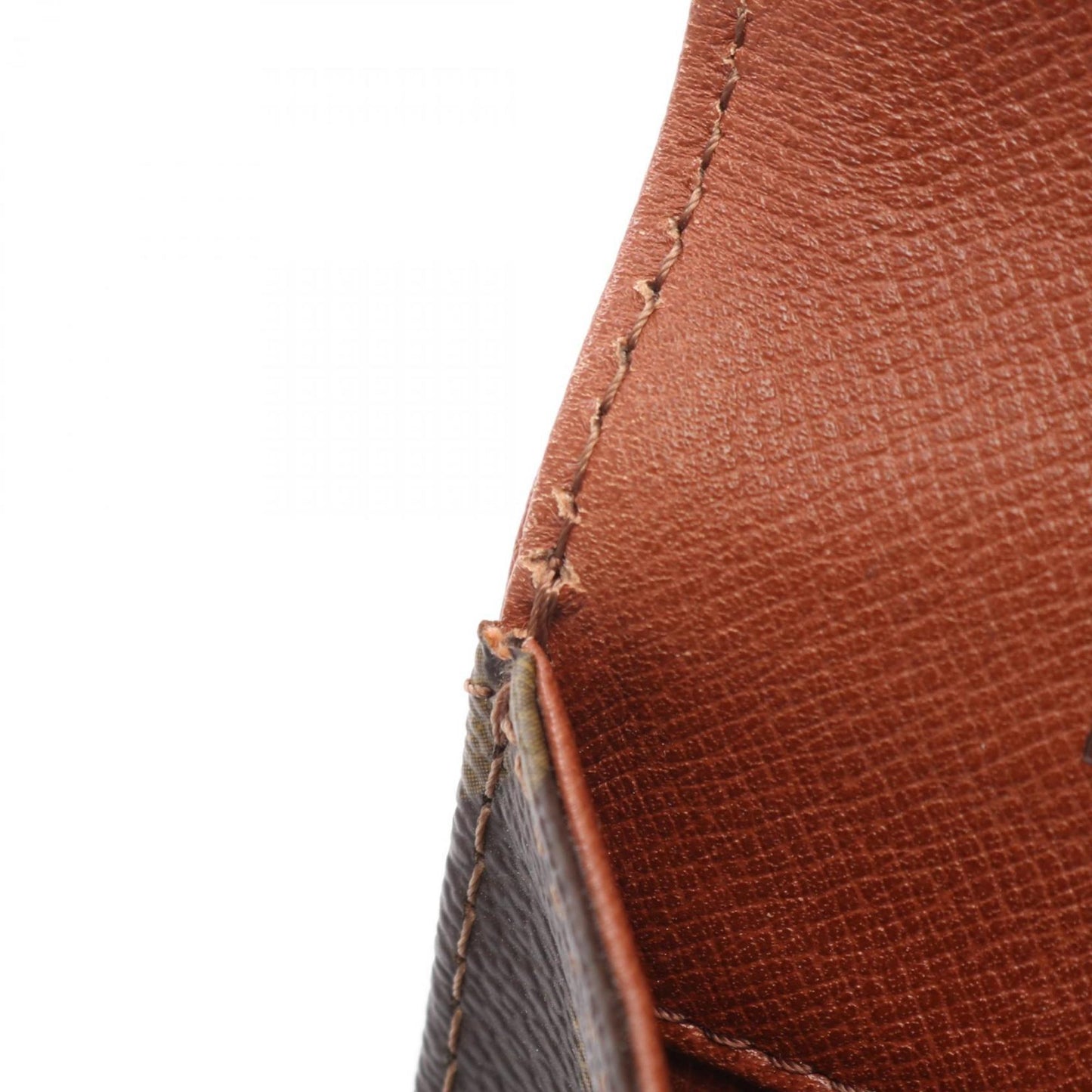 Louis Vuitton Coated Canvas Brown Clutch Bags
