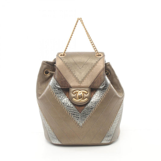 Chanel Others Brown Backpacks