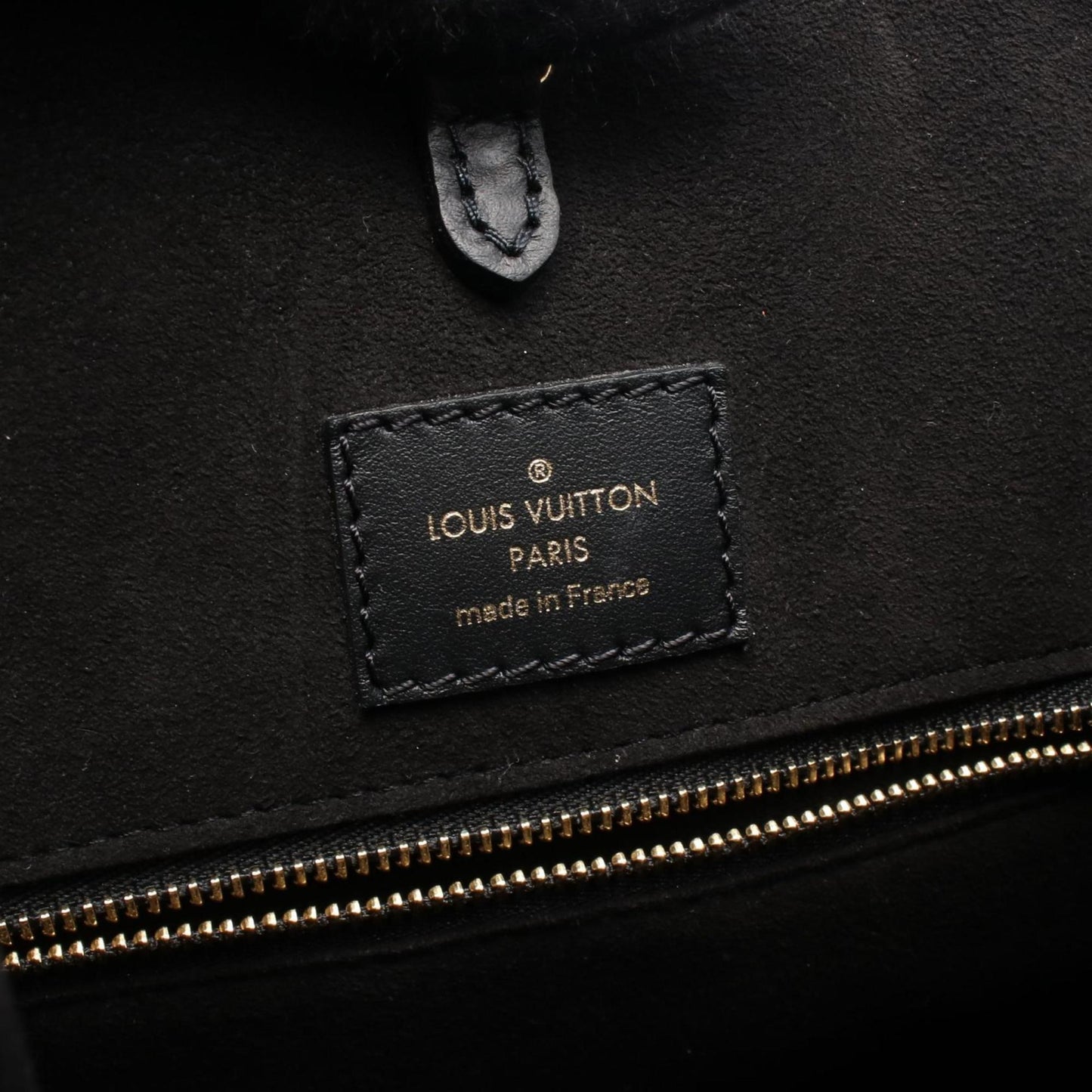 Louis Vuitton Coated Canvas Black Handbags
