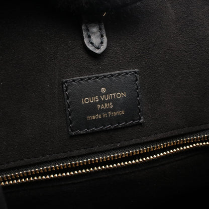 Louis Vuitton Coated Canvas Black Handbags