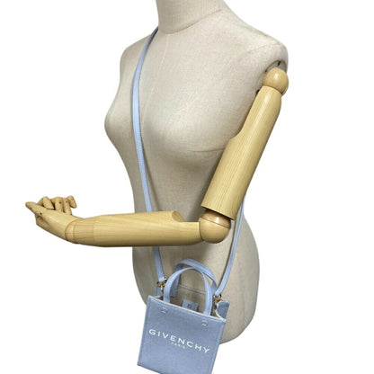 Givenchy Canvas Blue Tote Bags