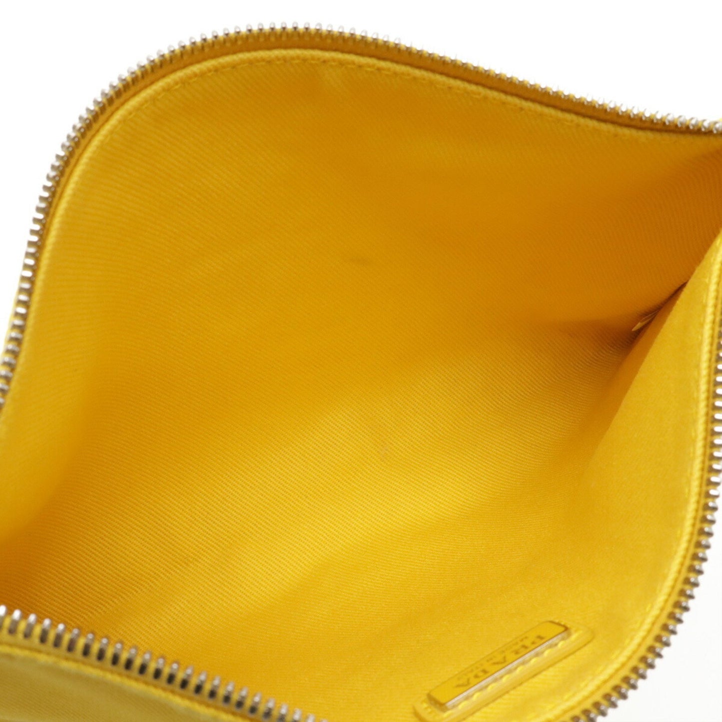 Prada Canvas Yellow Clutch Bags