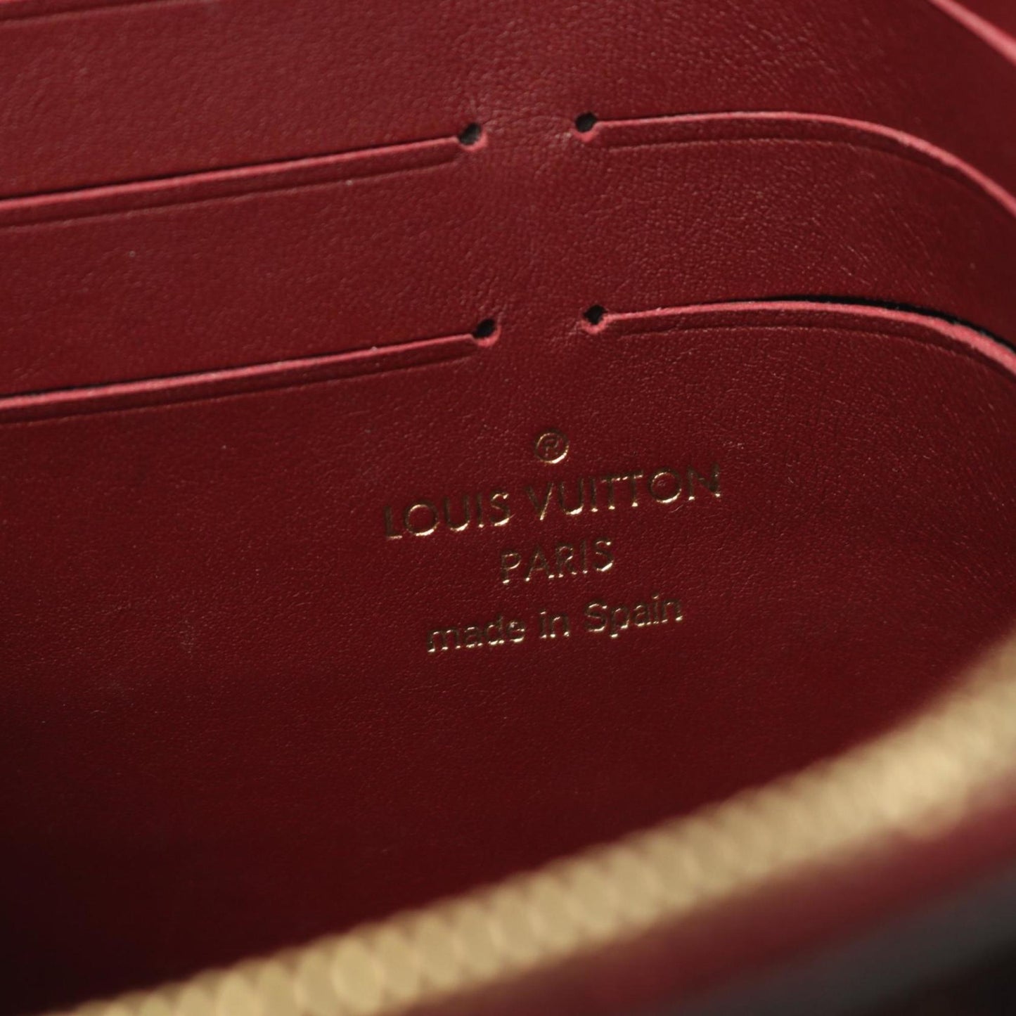 Louis Vuitton Coated Canvas Red Shoulder Bags