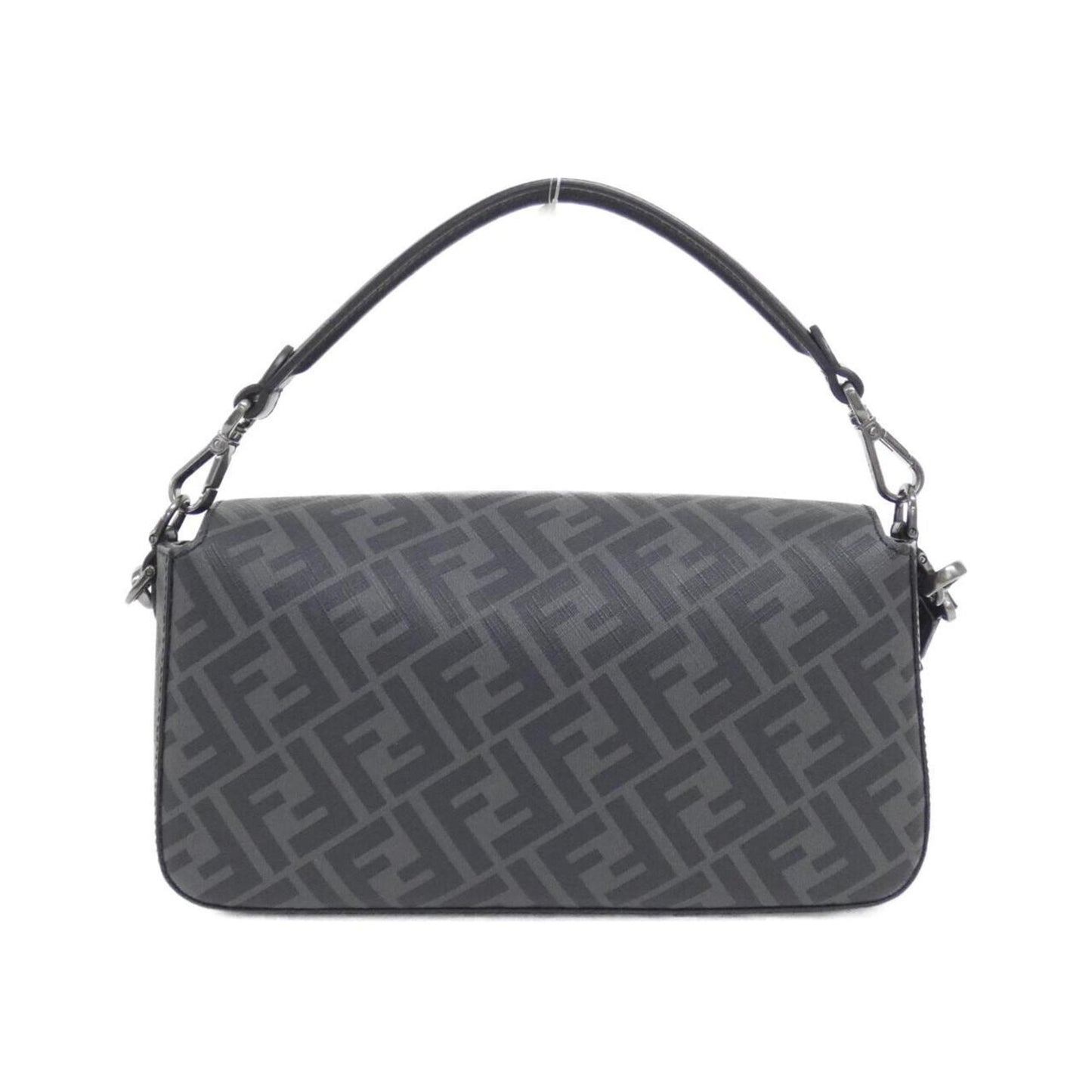 Fendi Coated Canvas Black Shoulder Bags