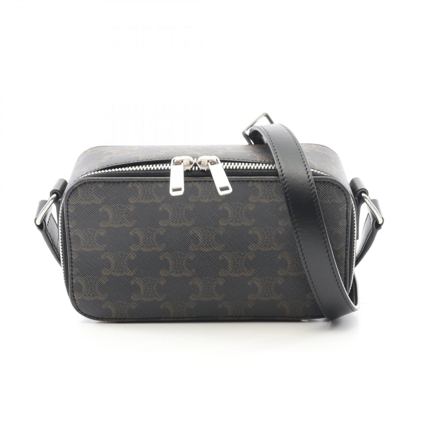 Celine Coated Canvas Black Shoulder Bags