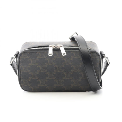 Celine Coated Canvas Black Shoulder Bags
