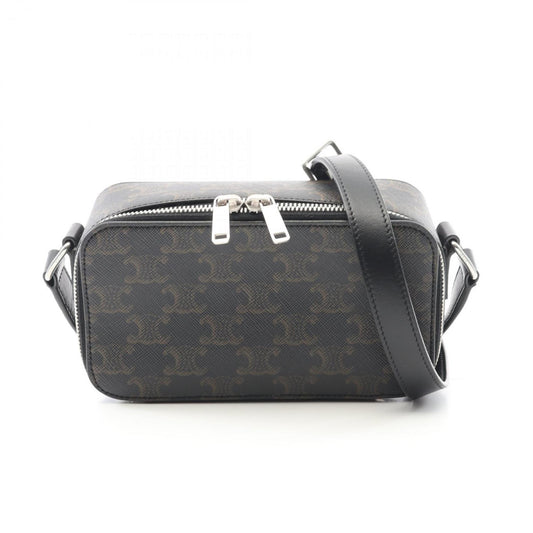 Celine Coated Canvas Black Shoulder Bags