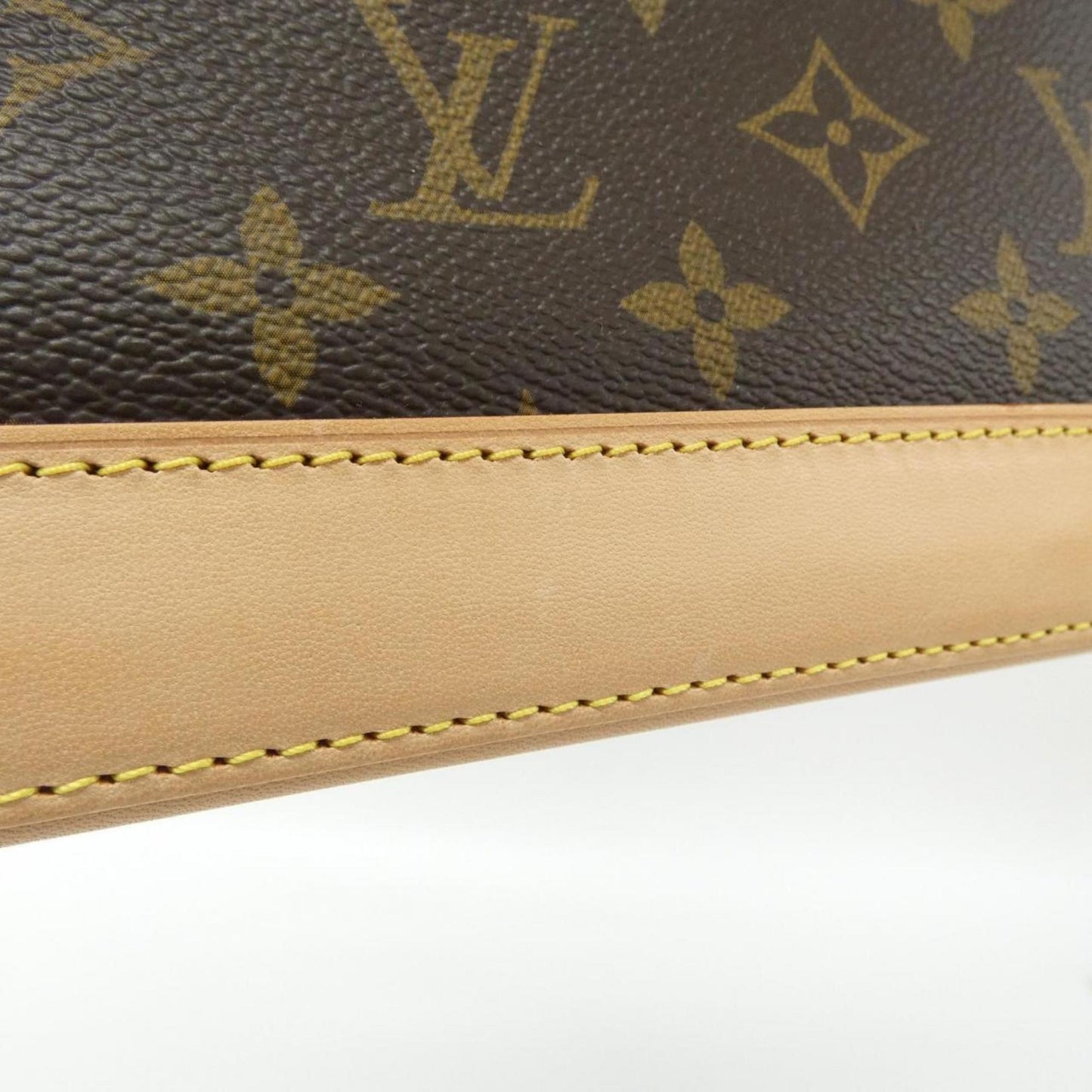 Louis Vuitton Coated Canvas Brown Handbags