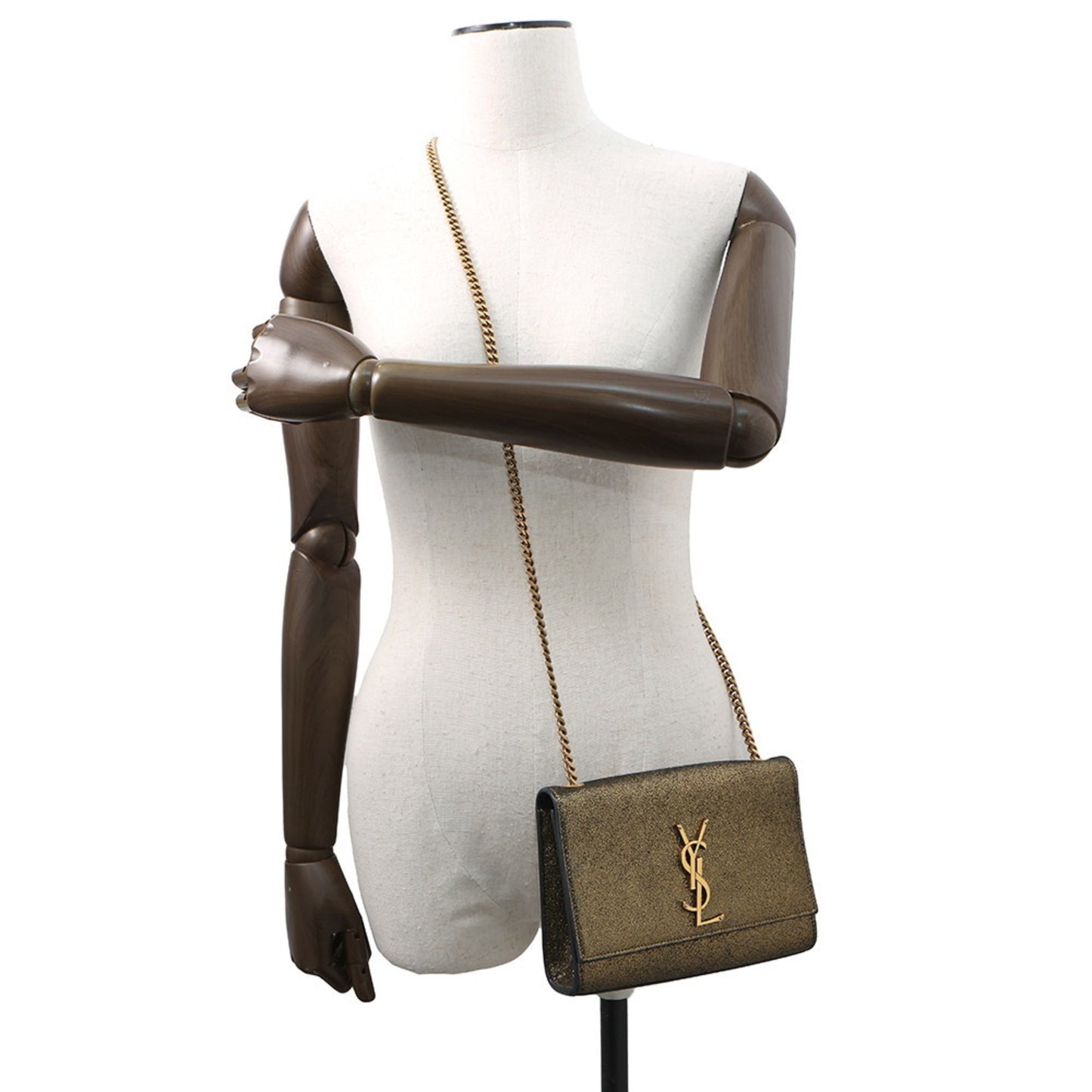 Saint Laurent Others Gold Shoulder Bags