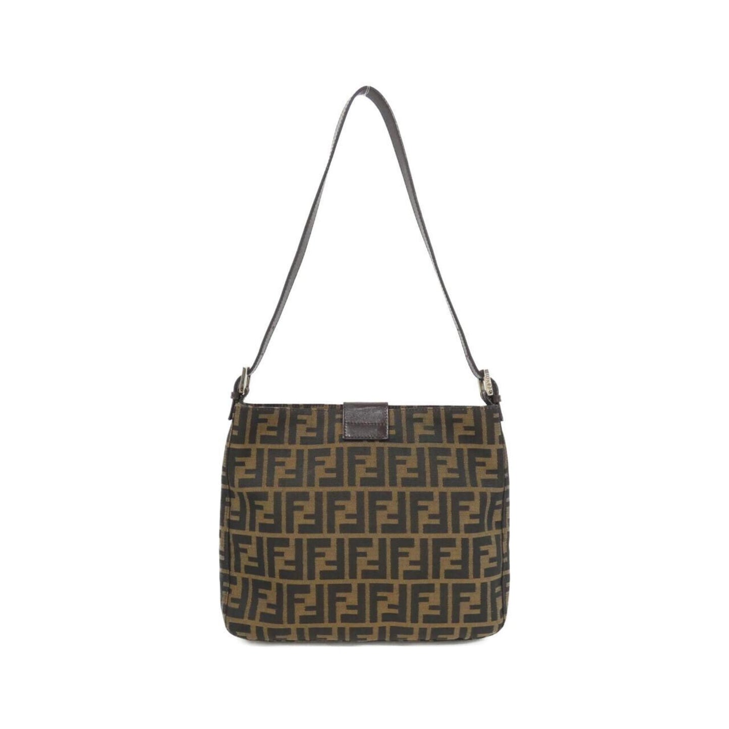 Fendi Canvas Brown Shoulder Bags