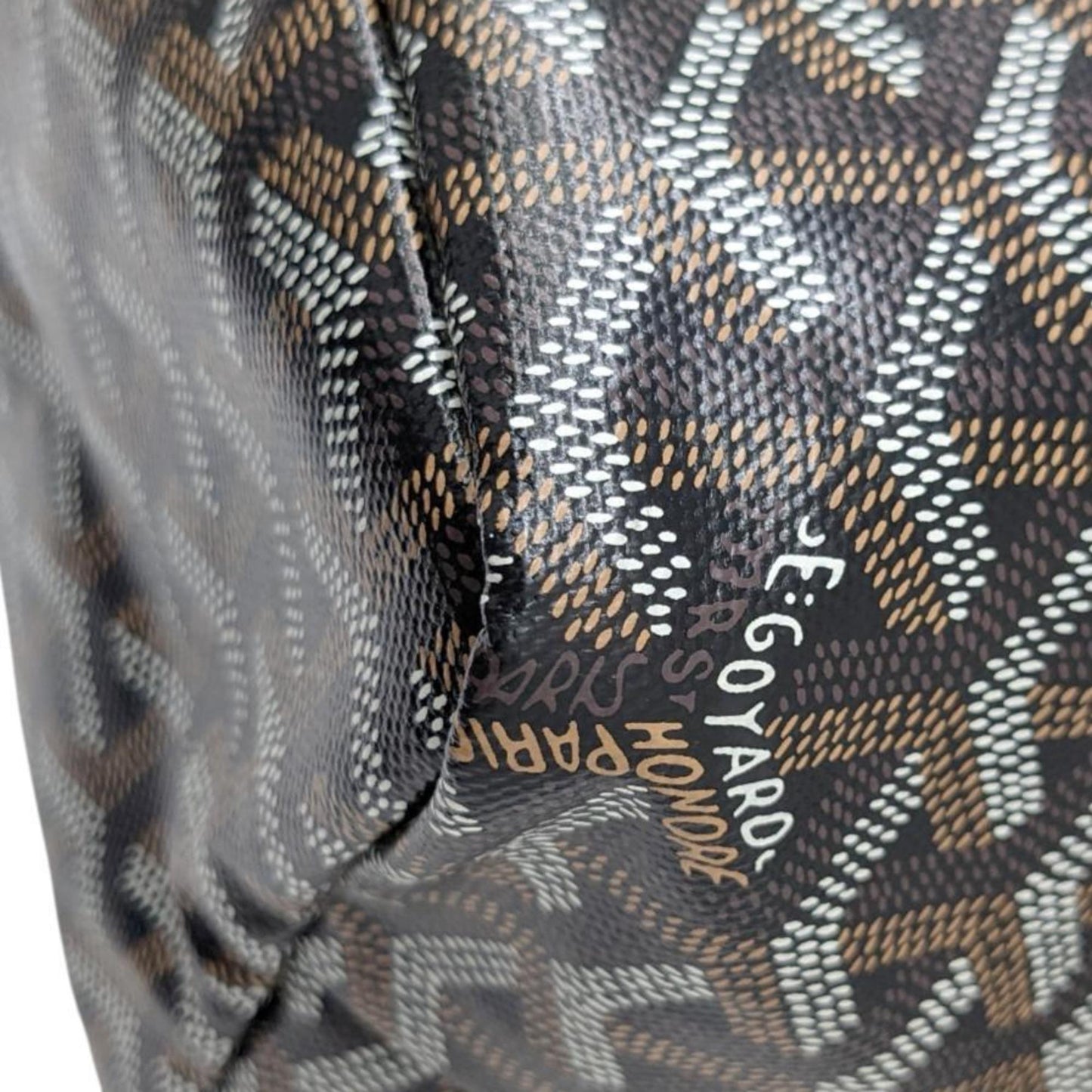 Goyard Coated Canvas Black Tote Bags
