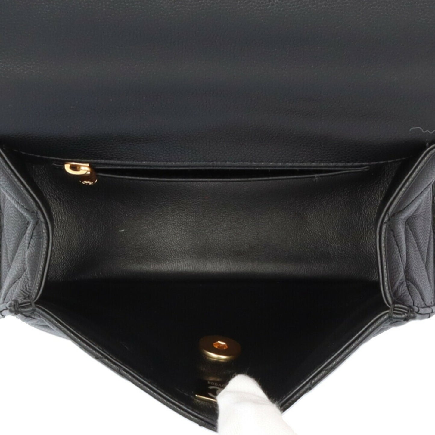 Chanel Calfskin Black Shoulder Bags