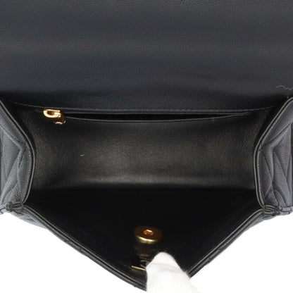 Chanel Calfskin Black Shoulder Bags